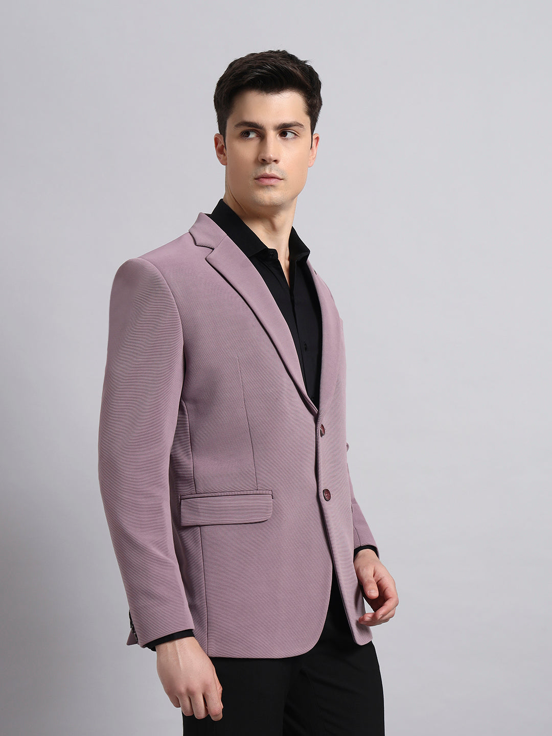 Men’s Slim Fit Lavender Pink Single-Breasted Casual and Party Wear Blazer