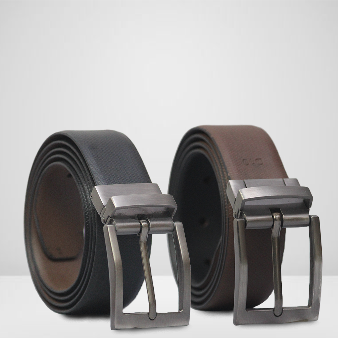 reversible italian leather belt for men black and brown brand darelooks