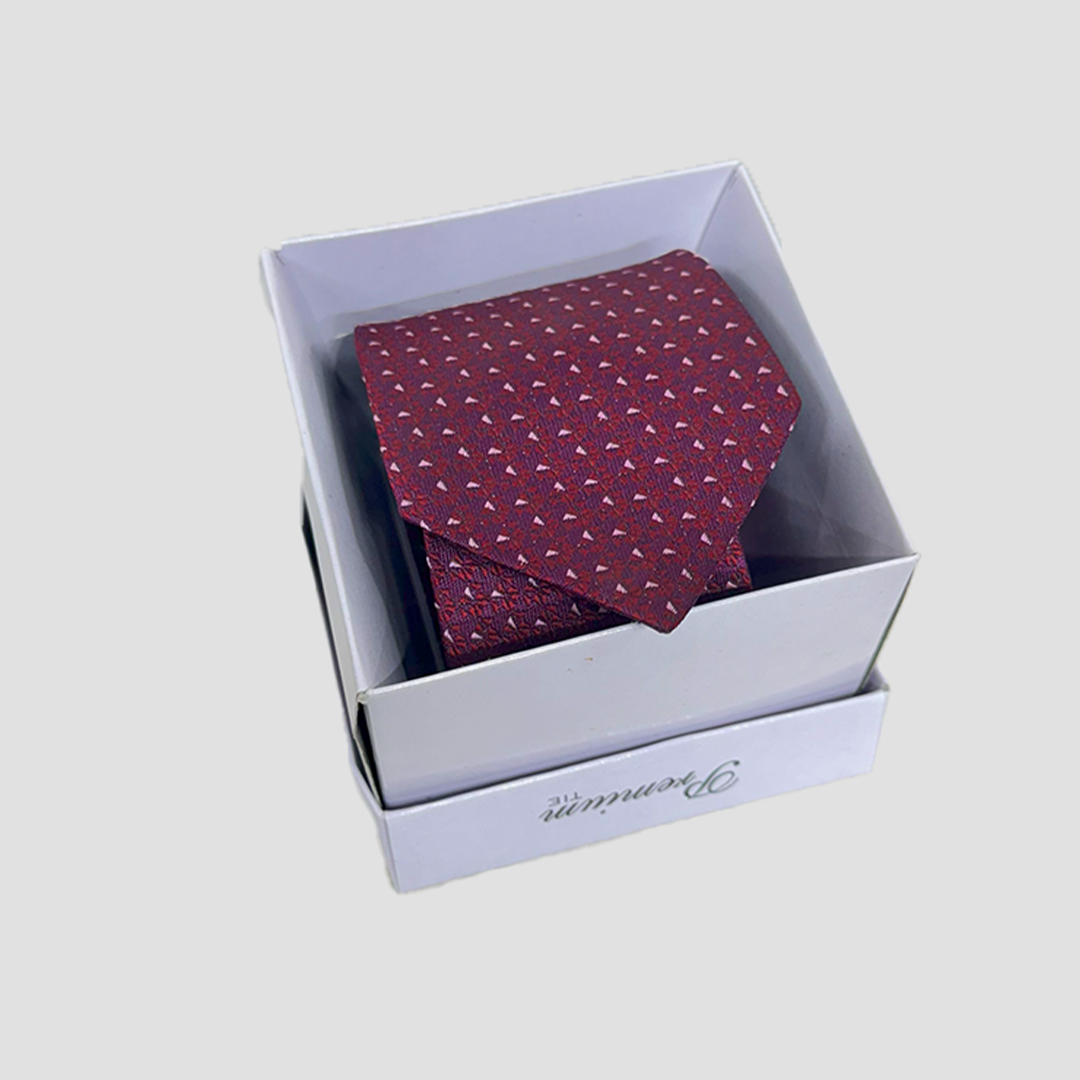 Elegant wine color tie for tuxedos and blazers