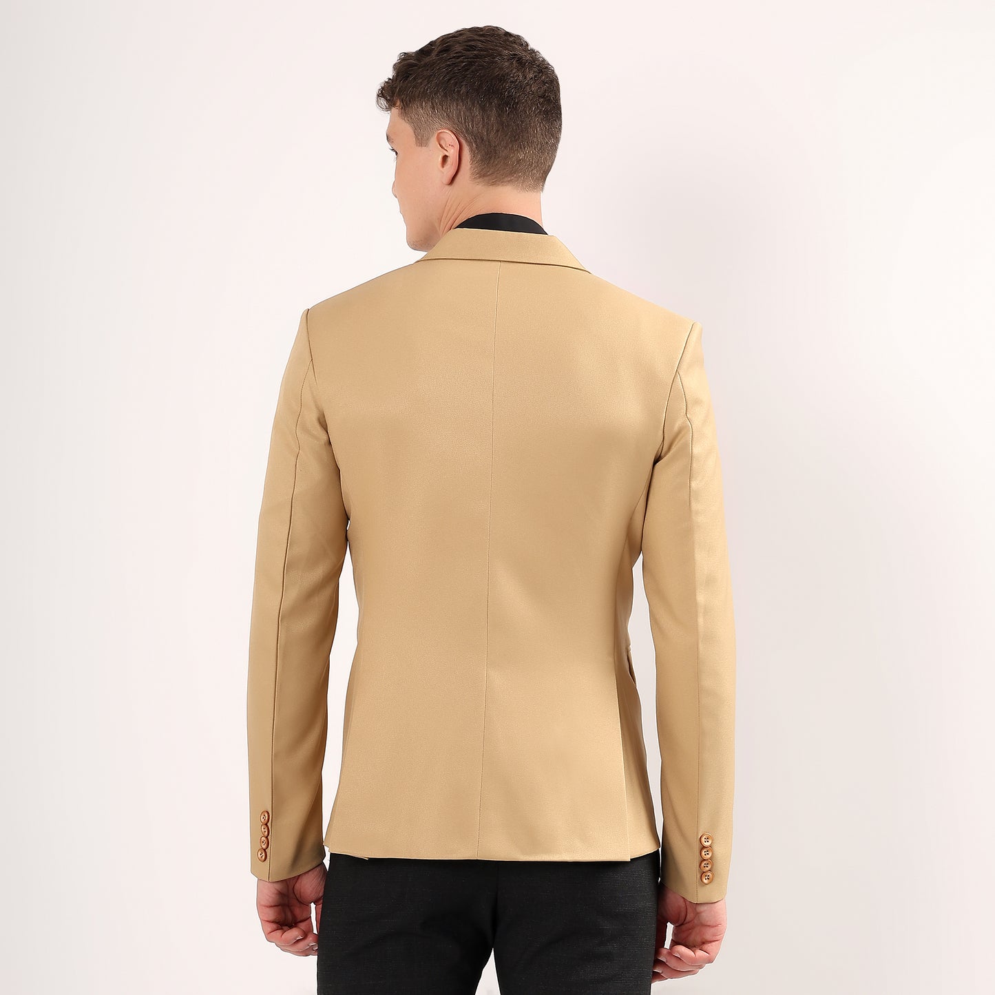 Classic beige polyester fabric by Darelooks wrinkle resistant lightweight and ideal for summer events