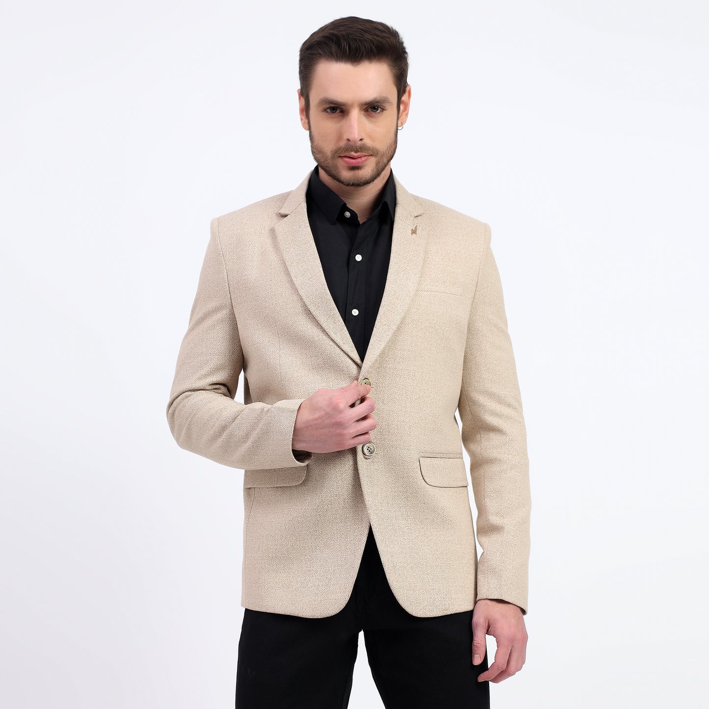 DareLooks stylish light brown tweed blazer a must have classic