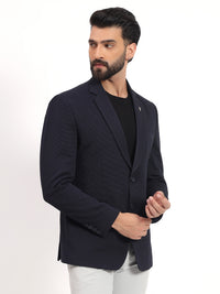 Men’s Navy Blue Casual Blazer – Smart Everyday Style