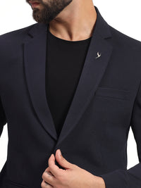 Men’s Navy Blue Casual Blazer – Smart Everyday Style