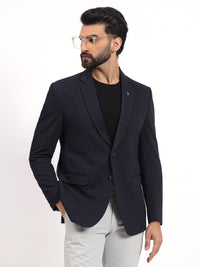 Men’s Navy Blue Casual Blazer – Smart Everyday Style