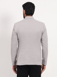 Men’s Grey Stretchable Casual Blazer – Modern Everyday Style
