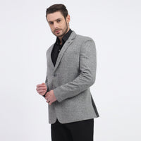 Darelooks Men's Gray Tweed Blazer