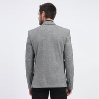 Darelooks Men's Gray Tweed Blazer