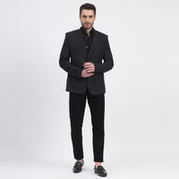 DareLooks Men's Shadow Gray Woolen Blazer