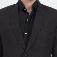 DareLooks Men's Shadow Gray Woolen Blazer