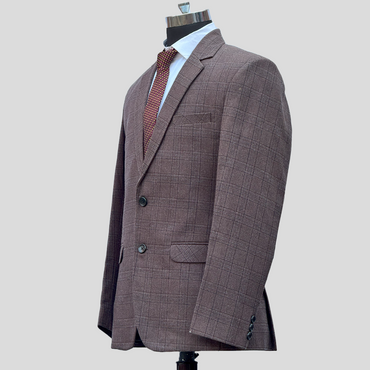 Darelooks Ceder Brown Woolen Blazer For Men's