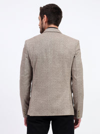 Darelooks Men's Classic Tweed Blazer for Office & Formal Wear (Dark Brown)