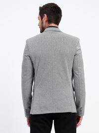 Darelooks Men's Classic Tweed Blazer for Office & Formal Wear (Gray)