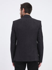 Darelooks Men's Classic Woolen Blazer for Office & Formal Wear (Shadow Gray)