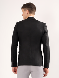 Smart formal outfit featuring black blazer