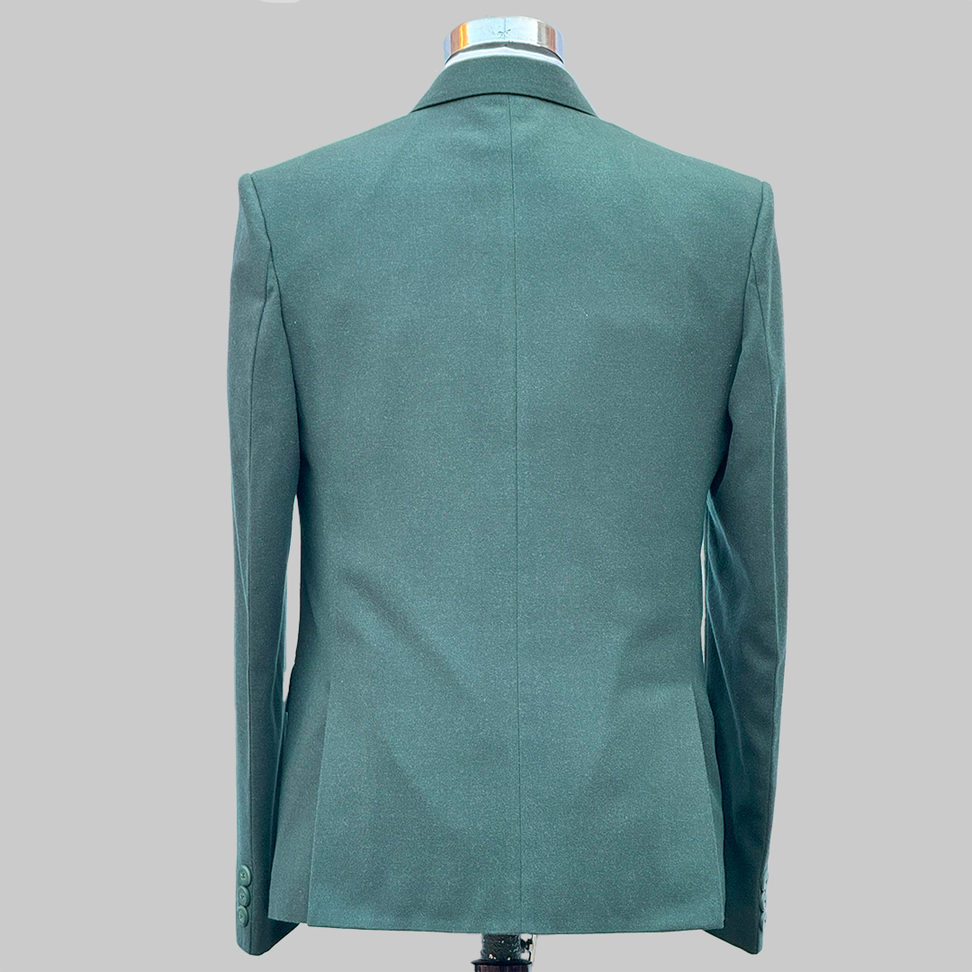 DareLooks Green Woolen Blazer For Men's