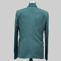 Darelooks Men Solid Single Breasted Blazer For Men's ( Green )