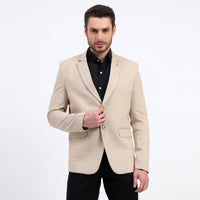 Darelooks Men's Light Brown Tweed Blazer