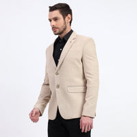 Darelooks Men's Light Brown Tweed Blazer