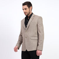 Darelooks Men's Brown Tweed Blazer