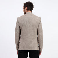 Darelooks Men's Brown Tweed Blazer