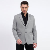 Darelooks Men's Light Gray Tweed Blazer