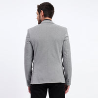 Darelooks Men's Light Gray Tweed Blazer