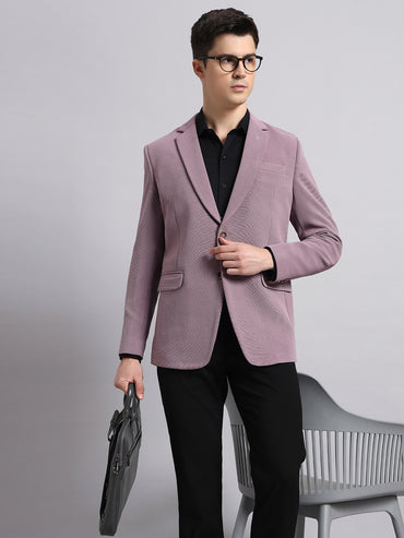 Fresh and trendy outfit featuring pink stretch blazer