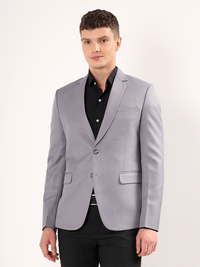 Men wearing Spanish grey blazer styled for modern formal look