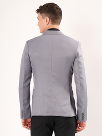 Smart formal outfit featuring Spanish grey blazer