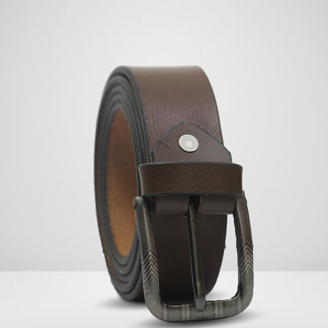 DareLooks Classic Brown Leather Belt Premium Quality