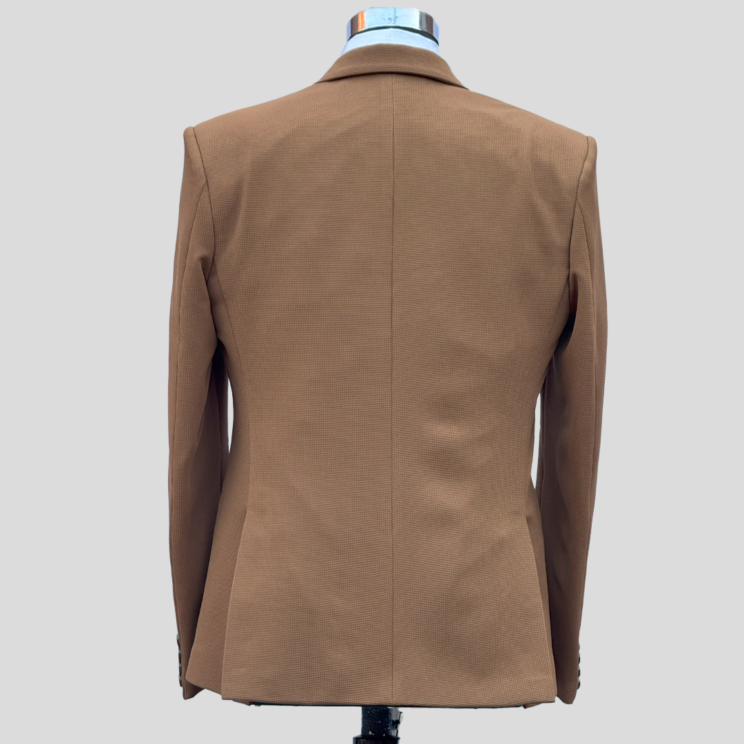 DareLooks brown casual blazer  a perfect blend of elegance and comfort