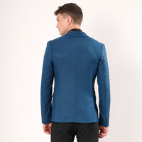 polyester in bold peacock green durable yet lightweight for all day wear

