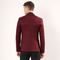 Rich wine colored wrinkle resistant polyester  soft durable fabric ideal for formal gatherings
